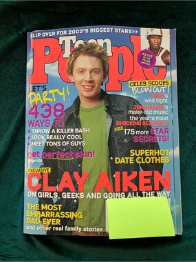 Vintage Teen People 2003 Clay Aiken 50 Cent Cover